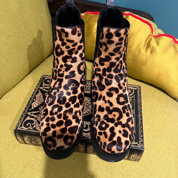 Aerosoles Camila Women's Mid-Calf Boots Leopard - Picture 4 of 9